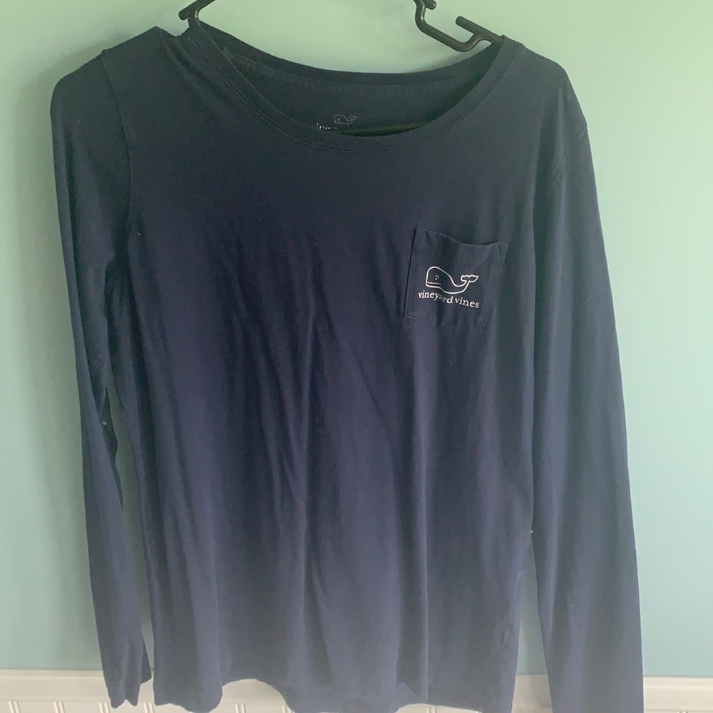 Holiday Navy Blue Vineyard Vines T-shirt
